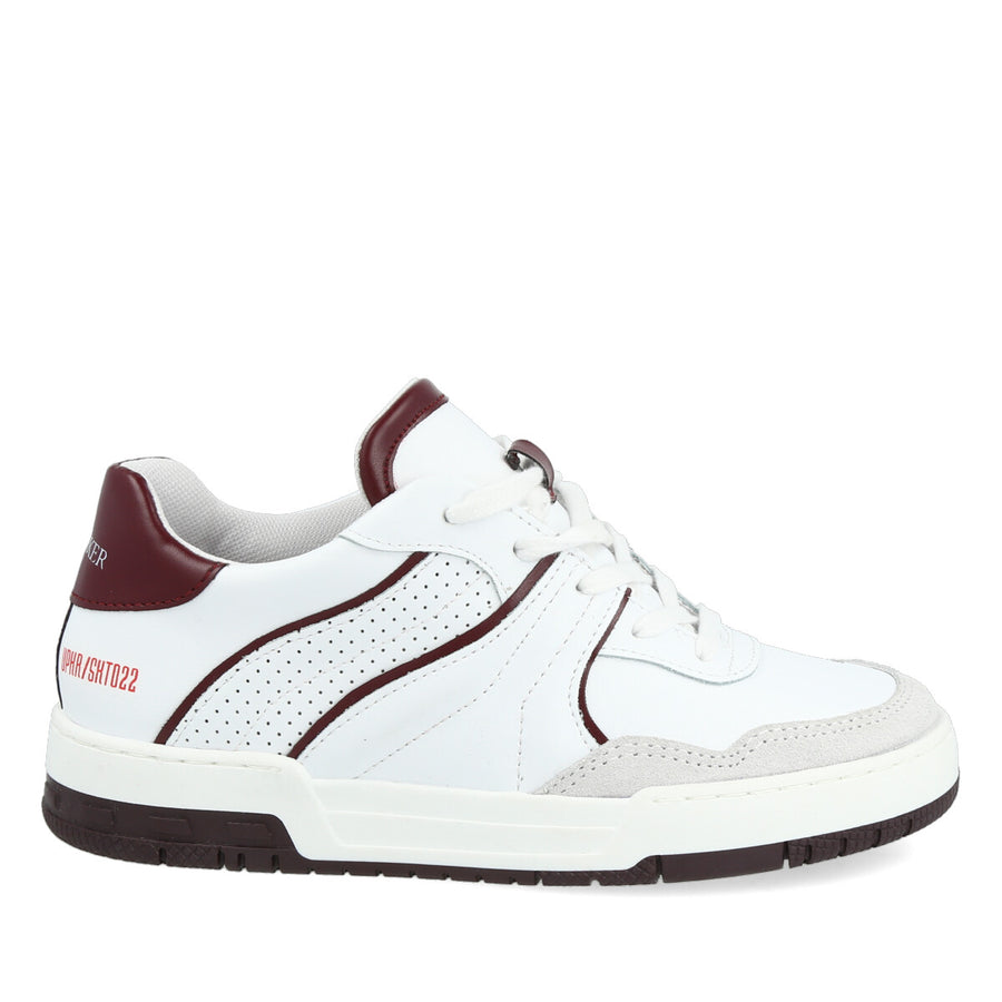 Uma Parker Skate022 Bianco-Bordeaux